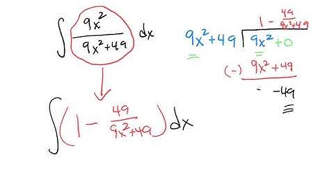 Integration - Reduce an Improper Fraction  (update)