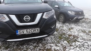 Dacia Duster vs Nissan X-Trail 2019 Offroad 4x4