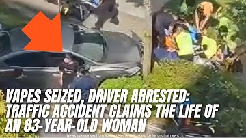 Vapes in beslag genomen, bestuurder gearresteerd: verkeersongeval eist het leven van een 83-jarig...