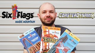 Six Flags Magic Mountain CoasterDynamix Nano Roller Coasters Models Review. Tatsu, Goliath, & X2