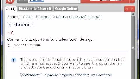 ¿Qué es sinonimo de pertinencia?