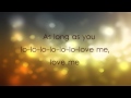 Justin Bieber - As Long As You Love Me Ft Big Sean LYRICS [HD]