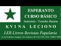 Esperanto Kvina Leciono (quinta lição) #esperanto #cursoesperanto