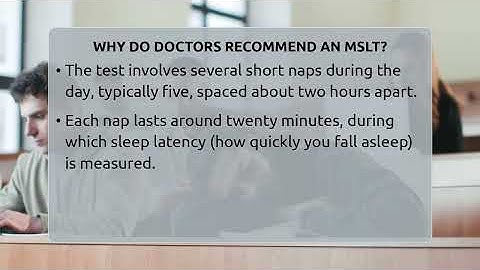 Why Do Doctors Recommend An MSLT? - Sleep Apnea Support Network