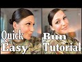 Military Bun Tutorial // BMT //  How to do a military bun // QUICK EASY Military Bun // Maintainer