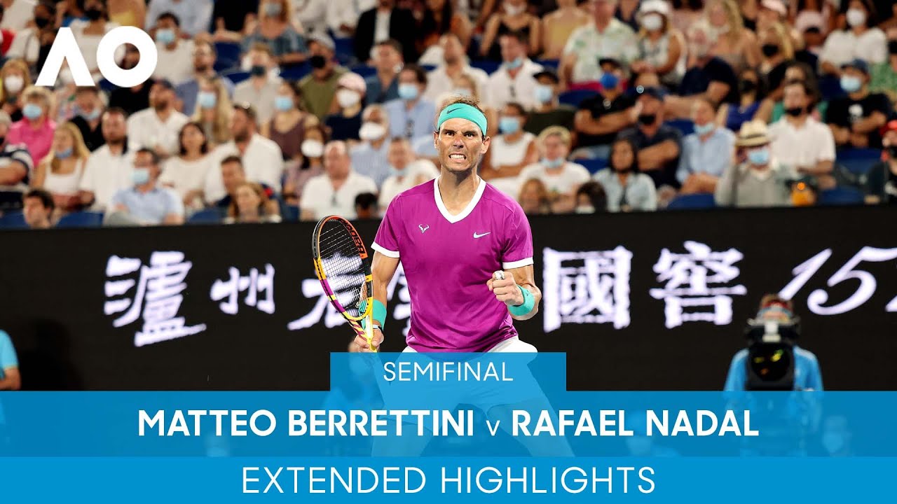 Matteo Berrettini v Rafael Nadal Extended Highlights (SF) Australian Open 2022