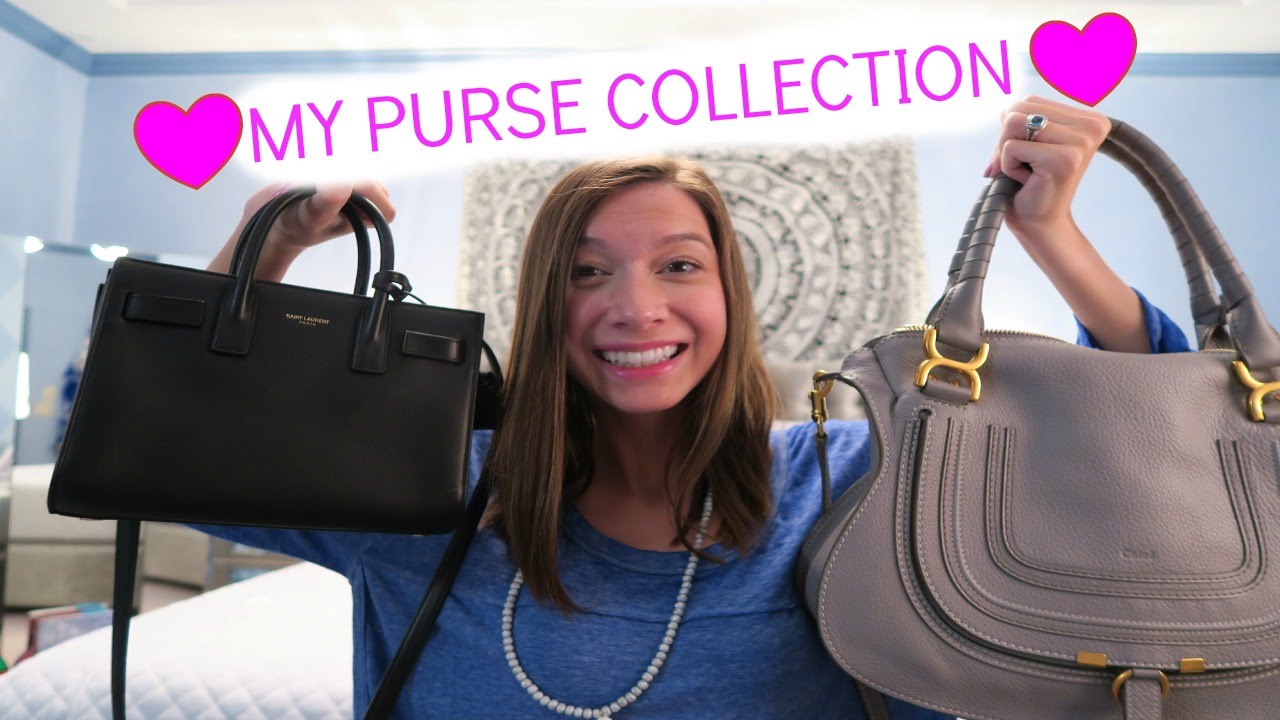 Purse Collection feat. Louis Vuitton, Chloe & More! - YouTube