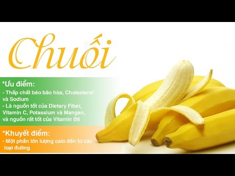 Video: Bao nhiêu calo trong một quả chuối: giá trị dinh dưỡng và thành phần của quả