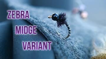 How to tie a Zebra Midge Variant