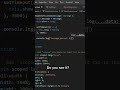 Do you see it? #vscode #programming #magic #codetok... #Shorts #vscode
