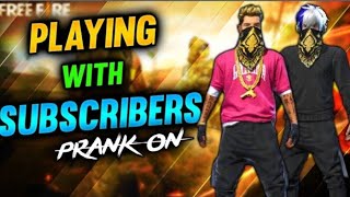 🔴Free Fire Live Stream | Team Code + Playing With Subscribers|| Join Now!#freefire #slvislive