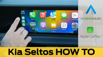 How to Setup Apple CarPlay and Android Auto in the Kia Seltos (10.25" Screen)