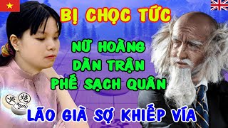 #CờTướng Ngô Lan Hương Dàn Trận Phế Sạch Quân Khiến Lão Già Sợ Khiếp Vía