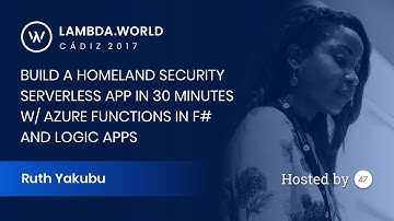 Serverless Apps with Azure Functions in F# - Ruth Yakubu