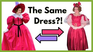 1830's Transformation -- Changing a Day Dress to a Ballgown