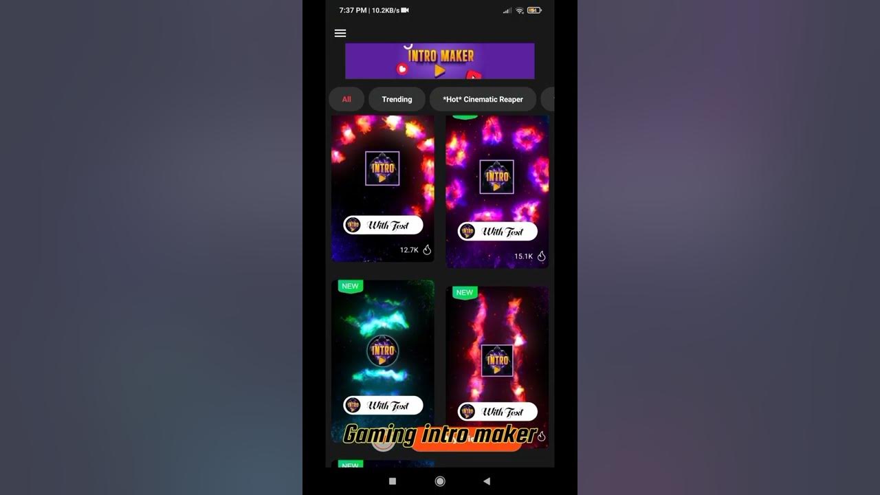 Gaming Intro Maker - Apps on Google Play
