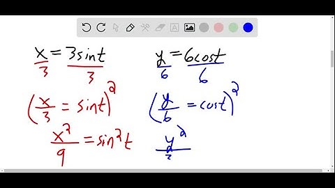 For the following exercises, eliminate the parameter t to rewrite the parametric equation as a Cart…