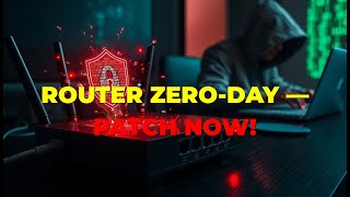 URGENT CRITICAL CVE ALERT: ROUTERS HACKED NOW!