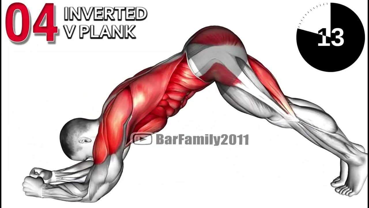 Inverted V Plank to Enjoy Conjugal Life Intense Fat Burning Workout