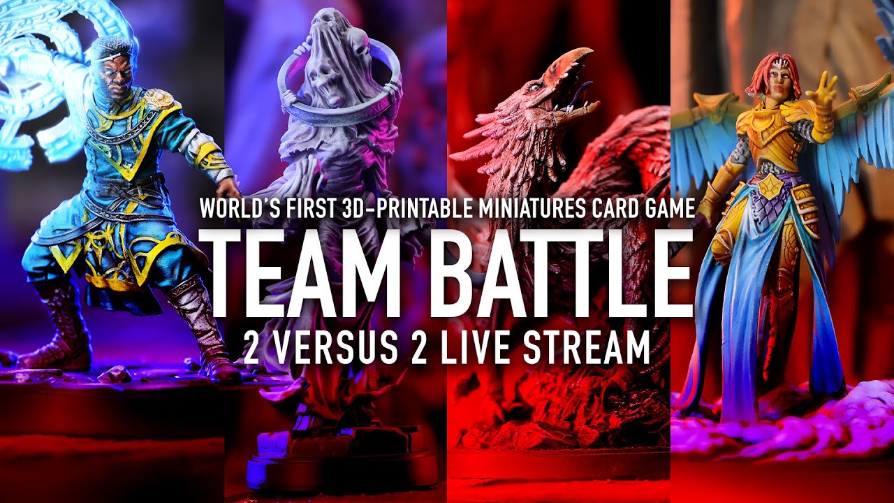 Malediction LIVE Team Battle  - Card game meets Miniatures!
