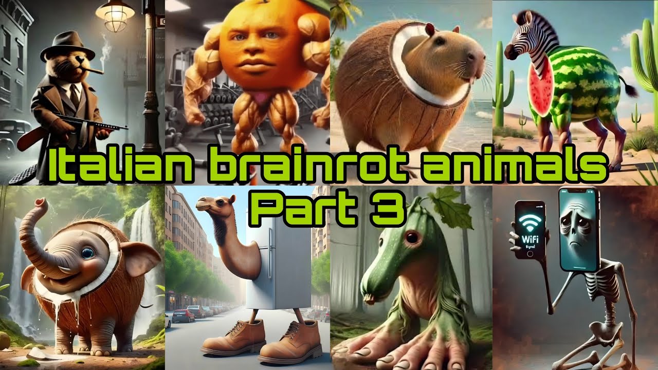 italian brainrot animals (part 3) - YouTube