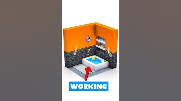 I Build Working Bathtub in Minecraft 🛁