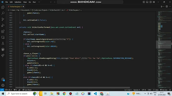 Tic-Tac-Toe Game using Java | With Source Code | Java Swing | Java GUI | JFrame | Java Project