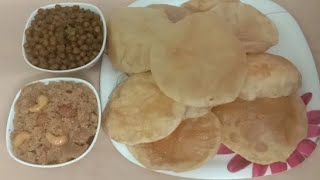 Navratri Ashtami Navami Prasad# Navratri ka Prasad halva Chana Puri#सूजी हलवा पूरी #