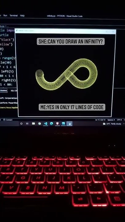 how to infinity using python - YouTube