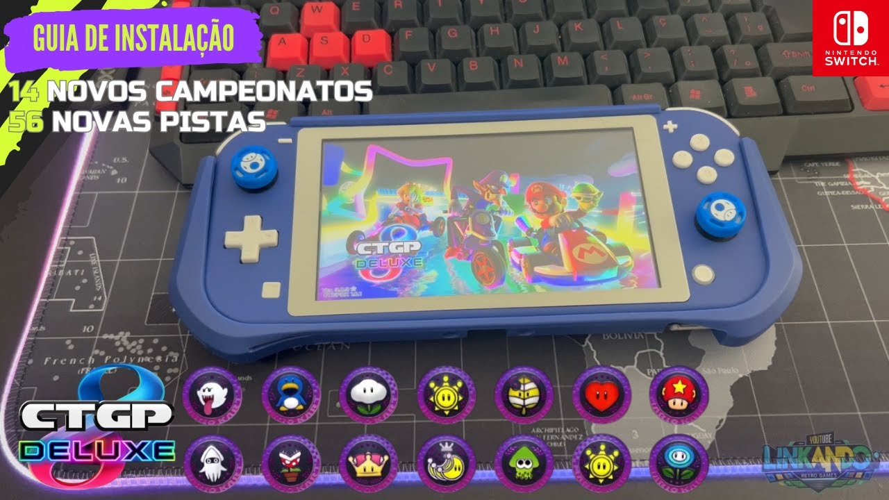 COMO INSTALAR 56 PISTAS e 14 COPAS NOVAS NO MARIO KART 8 DELUXE: CTGP 8 ...