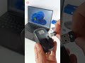 Guardando o recetor Bluetooth USB-A no rato Hama MW-110