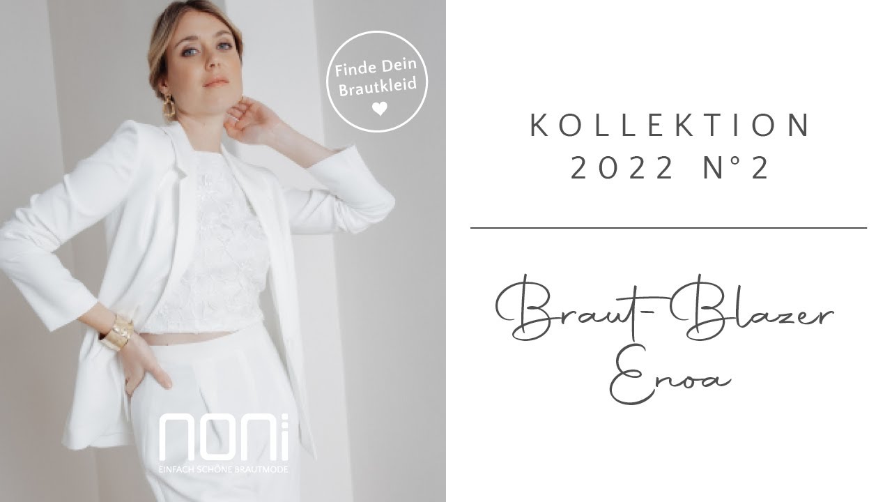 Braut Blazer in Ivory Enoa mit Fiona Pumphose I noni Brautmode