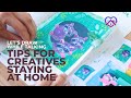 STAYING AT HOME TIPS FOR Illustrators, creatives &amp; Freelance Artists? - DRAW WITH ME -