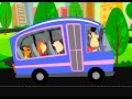 Wheels On The Bus | Learn Parts of the Bus | Surprise Nursery Rhymes