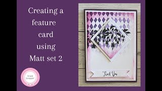 Creating a feature card using Matt set 2