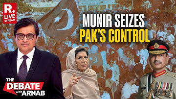 Debate With Arnab LIVE: Asim Munir