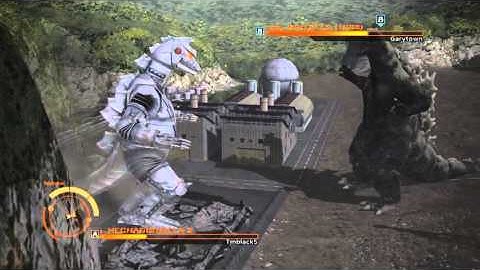 GODZILLA PS4 versus mode : MechaGodzilla 2 vs. Godzilla (1964) "Deja vu?"