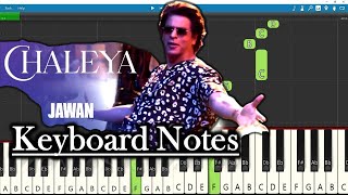 Chaleya Song Keyboard Notes | Anirudh | Shah Rukh Khan | Arijit Singh | Jawan | Atlee Resimi