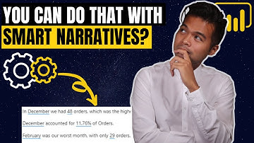 How to use SMART NARRATIVES in Power BI // Beginners Guide to Power BI in 2020
