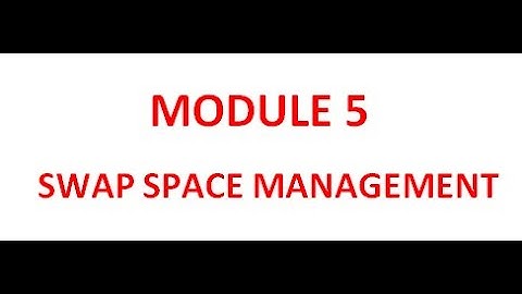 M5_SWAP SPACE MANAGEMENT