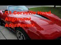 C3 Corvette Hood Adjustments and Alignment