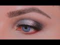 Silver eye makeup using Sigma Beauty Untamed Palette &amp; Mini Xenon palette