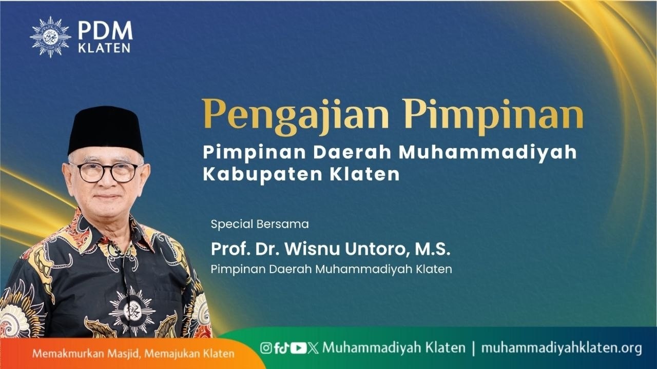 [LIVE] PENGAJIAN PIMPINAN | PDM KLATEN