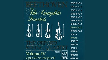 String Quartet No. 8 in E Minor, Op. 59, No. 2, "Rasumovsky": II. Molto adagio