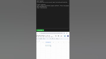 Google Sheets Automation - Python Automation
