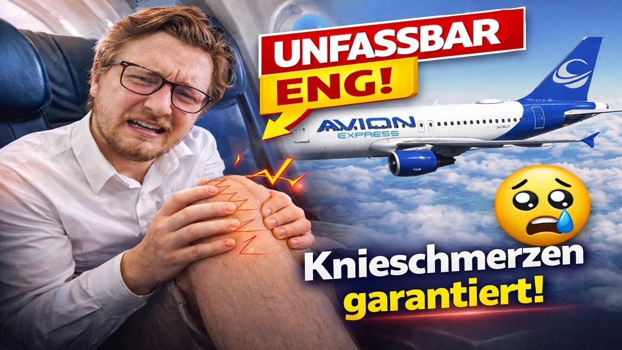 Knieschmerzen garantiert! Vorsicht vor Avion Express!