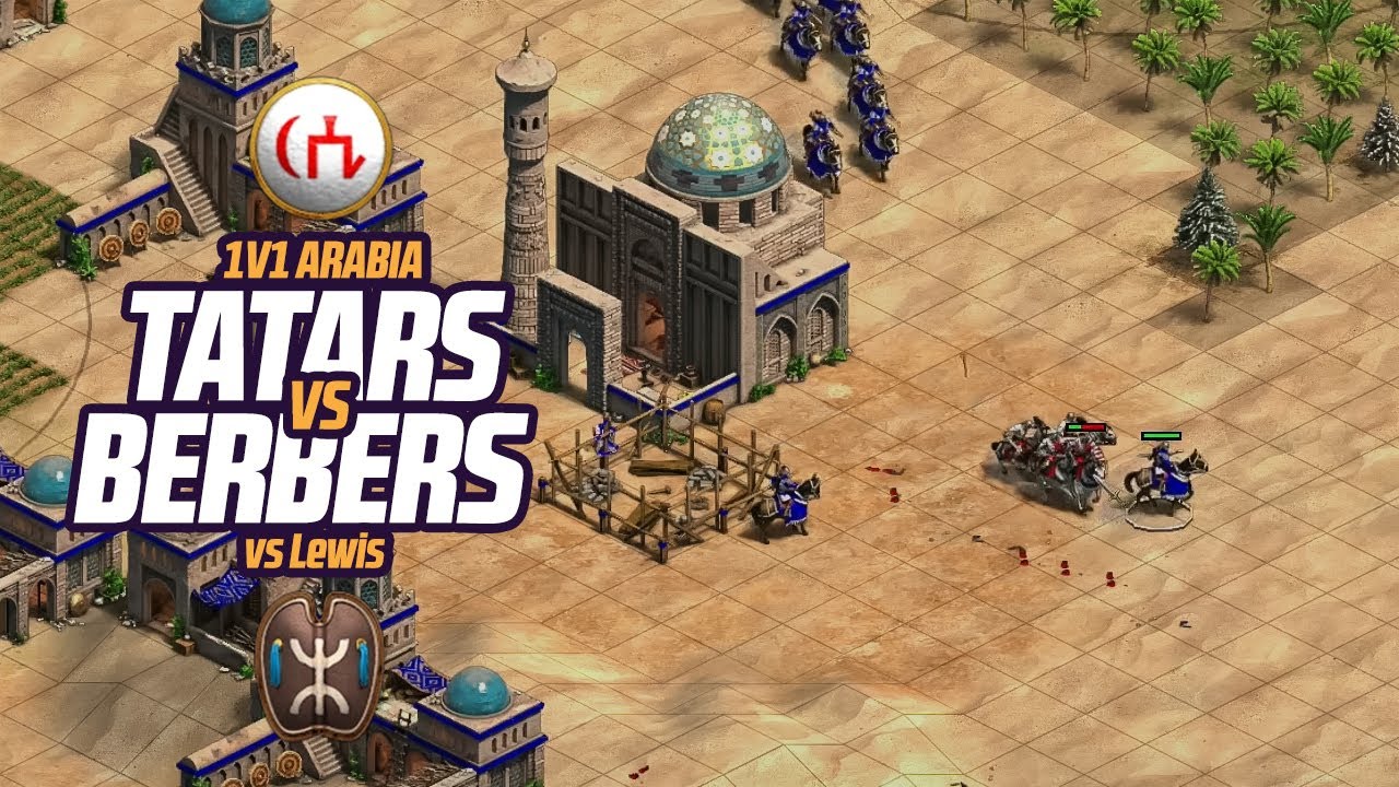 1v1 Arabia | Tatars vs Berbers | vs Lewis