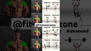 Top 4 shoulder exercise for beginners & advanced #shoulder #ytshorts #shorts #reels #trending #fit