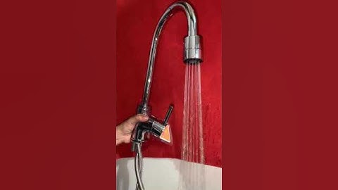 Vòi rửa chén nóng lạnh Caesar chính hãng 3 CHẾ ĐỘ K325C,