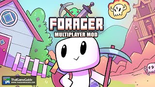Forager Multiplayer Mod (WIP) : Online Co-op Campaign ~ PencilPal (BETA) Full Gameplay 2023